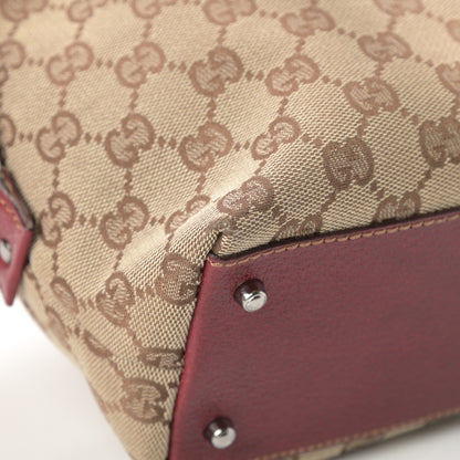 Gucci Monogram Small Boston Red 12 of 16