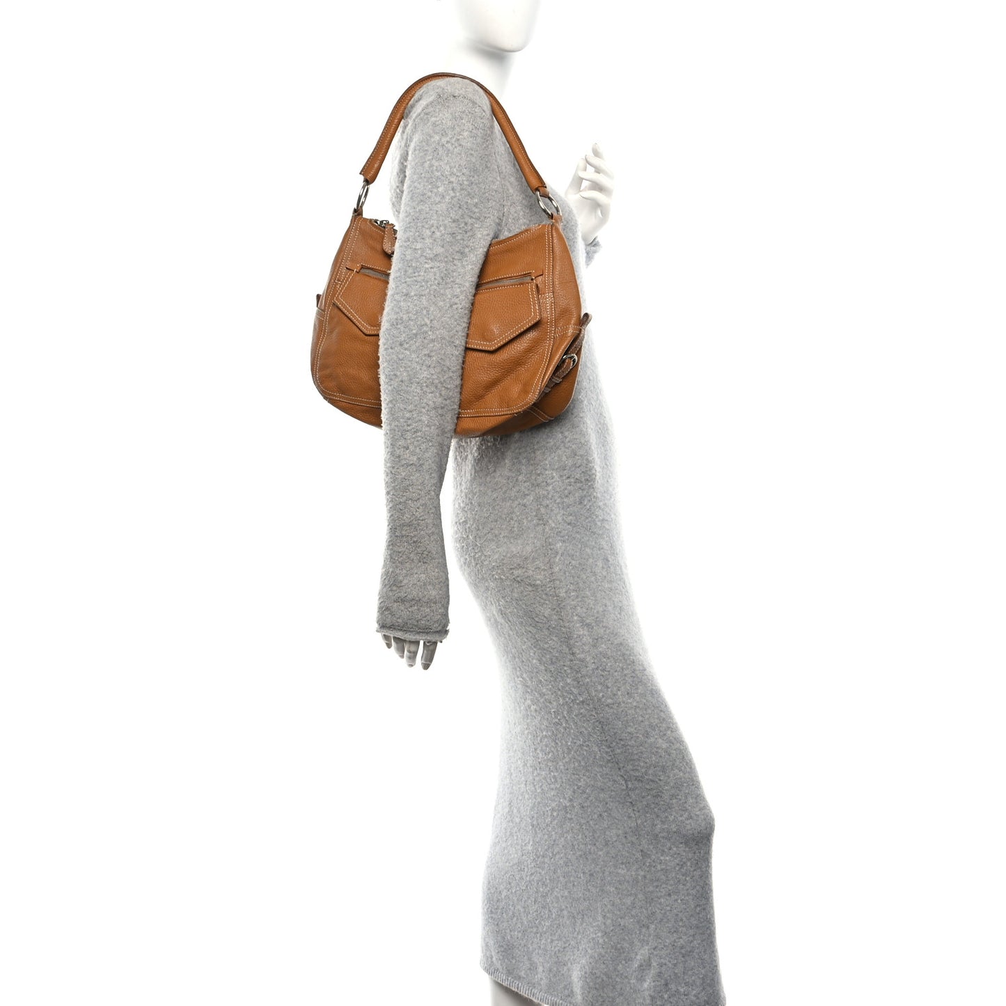 Buffalo Pocket Shoulder Bag Tabacco