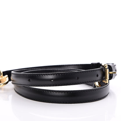 Louis Vuitton Epi Adjustable Shoulder Strap 16MM Black 4 of 5