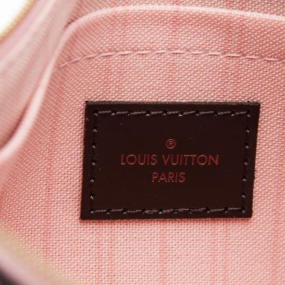 Louis Vuitton Damier Ebene Neverfull MM GM Pochette Rose Ballerine 6 of 8