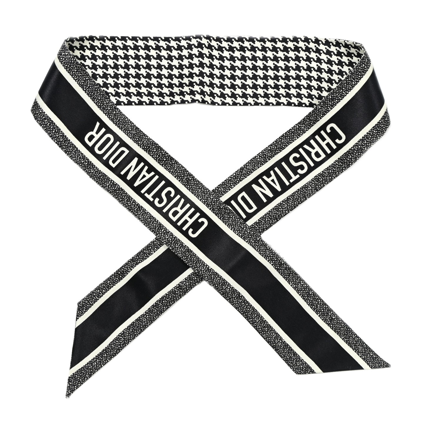 Silk 30 Montaigne Mitzah Scarf Black White