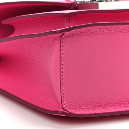 MCM Grained Calfskin Small Patricia Satchel Sugar Pink 9 of 10