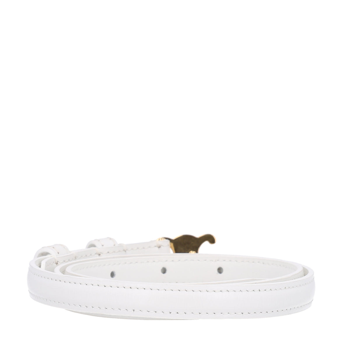 Celine Box Calfskin Small 18mm Triomphe Belt 70 28 Rice 2 of 6