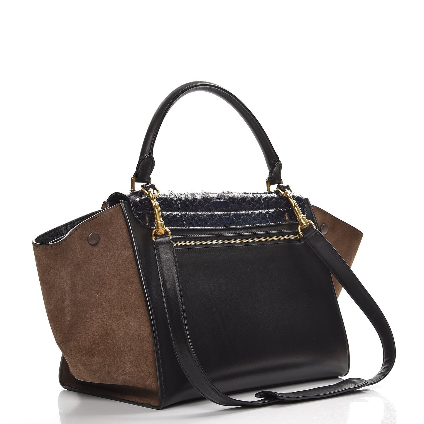 Python Suede Medium Trapeze Midnight