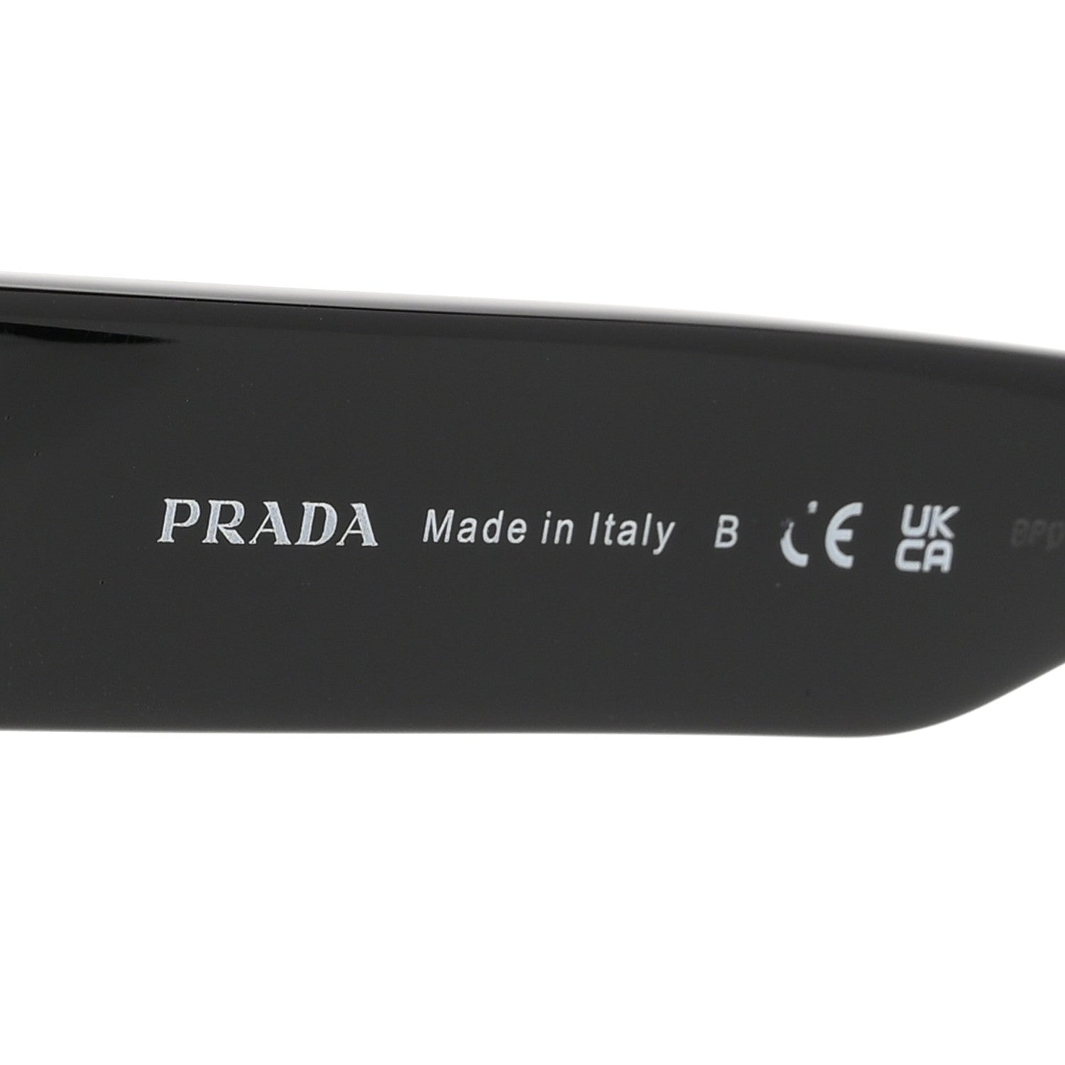 Prada Acetate Sunglasses SPR 17Z Black 5 of 7