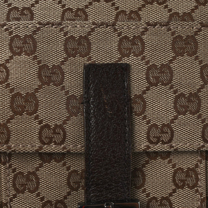Gucci Monogram Front Pocket Hobo Dark Brown 12 of 14