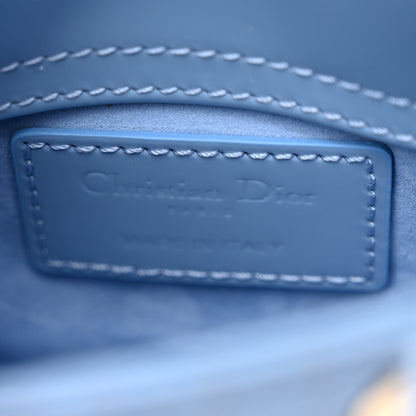 Christian Dior Patent Cannage Micro Lady Dior Cornflower Blue 6 of 9