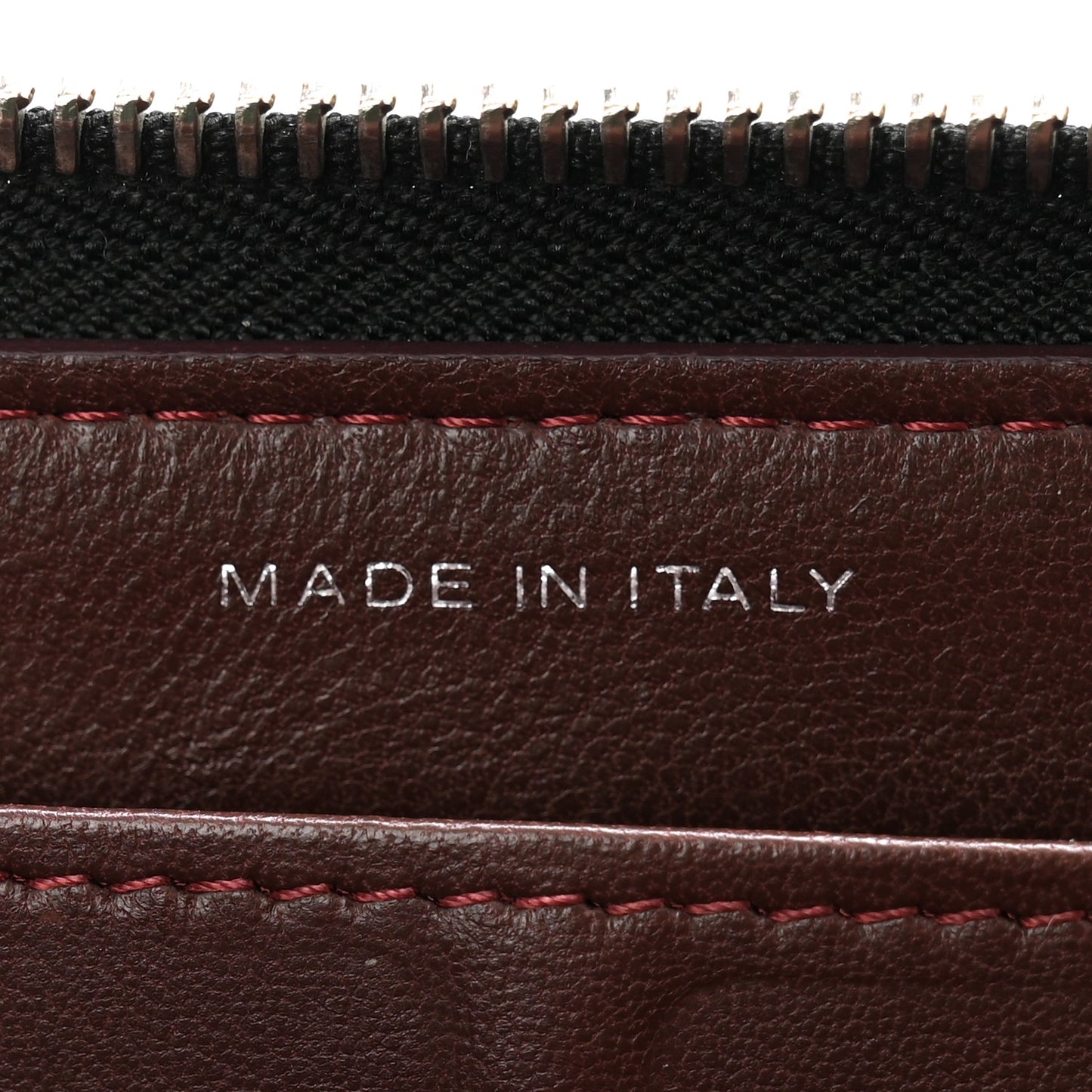 Lambskin Quilted Large Gusset Zip Around Wallet Black