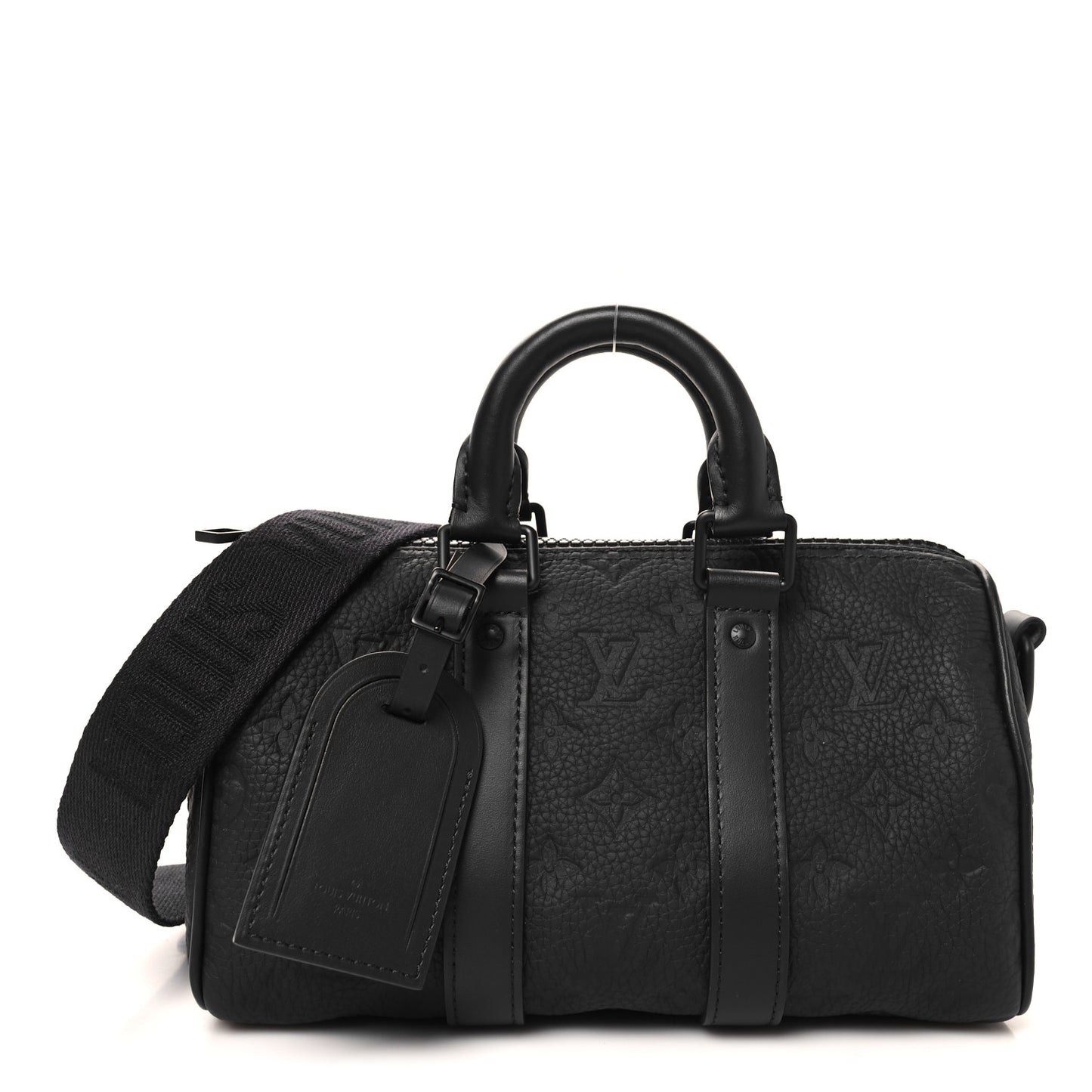 Monogram Taurillon Keepall Bandouliere 25 Black