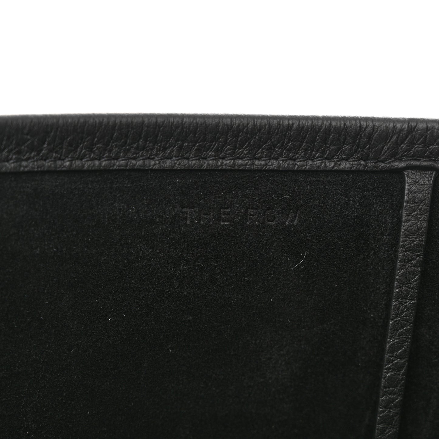 Grained Calfskin Large N/S Park Tote Black