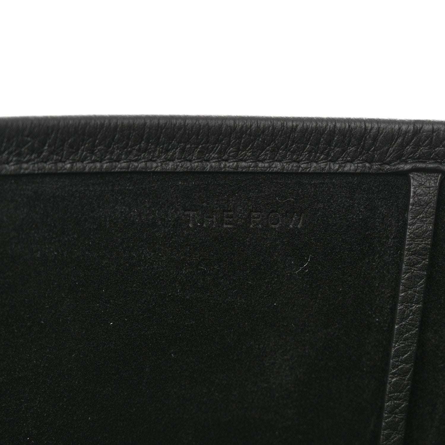 The Row Grained Calfskin Large N/S Park Tote Black 6 of 10