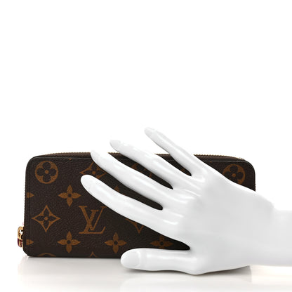 Louis Vuitton Monogram Clemence Wallet Fuchsia 2 of 10