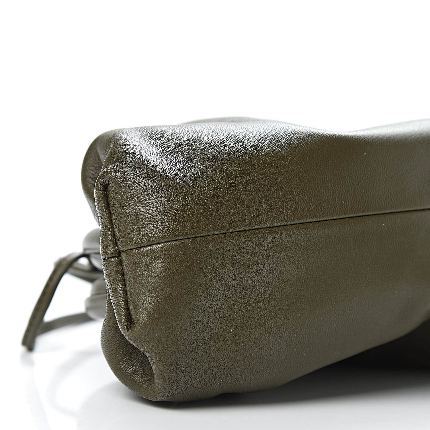 Bottega Veneta Butter Calfskin The Mini Pouch Kaki Fondente 9 of 11