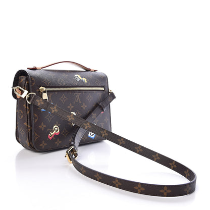 Louis Vuitton Monogram Love Lock Pochette Metis 3 of 10