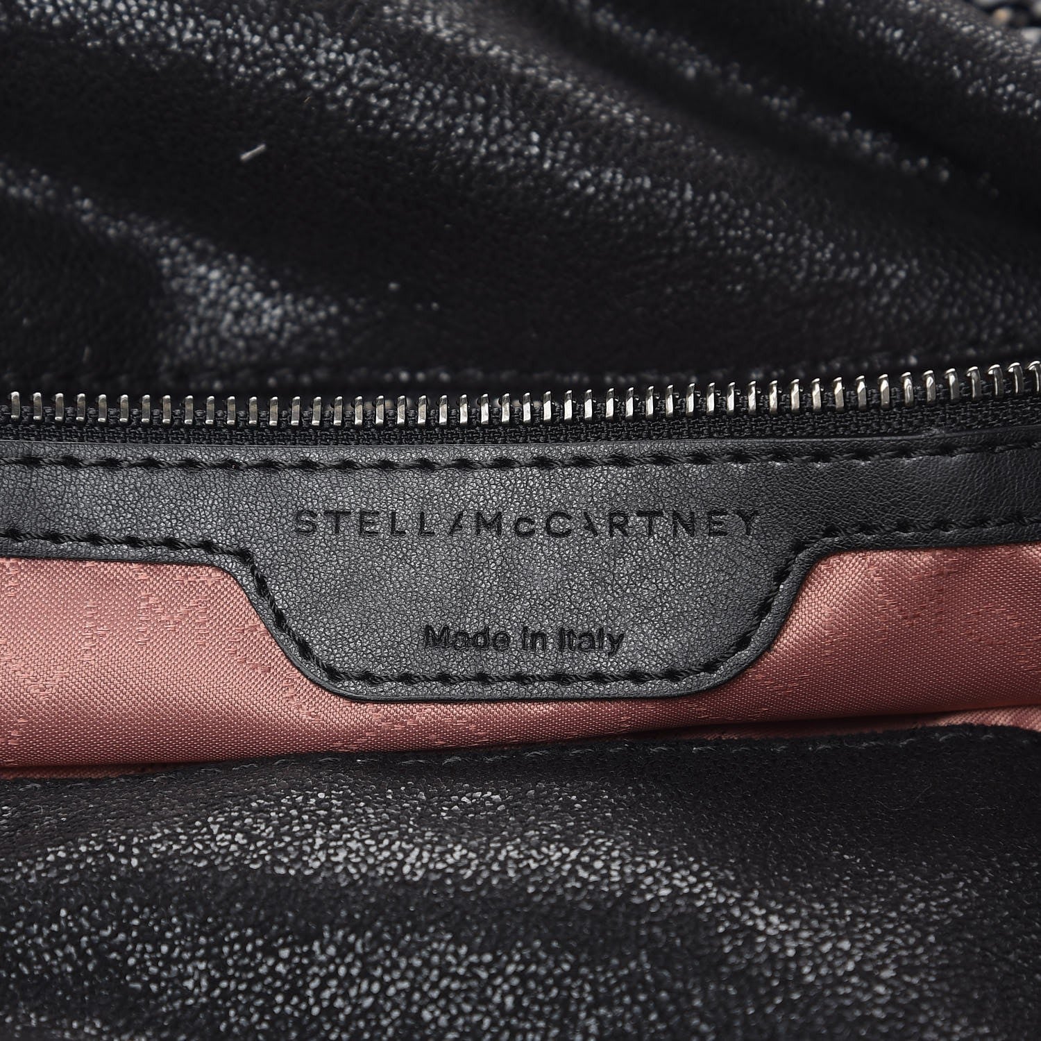 Stella McCartney Shaggy Deer Falabella Fold Over Tote Black 7 of 8