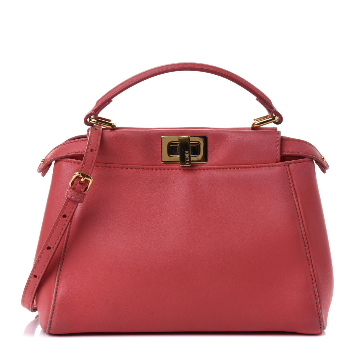 Nappa Mini Peekaboo Iconic Satchel Rosa Exstasy