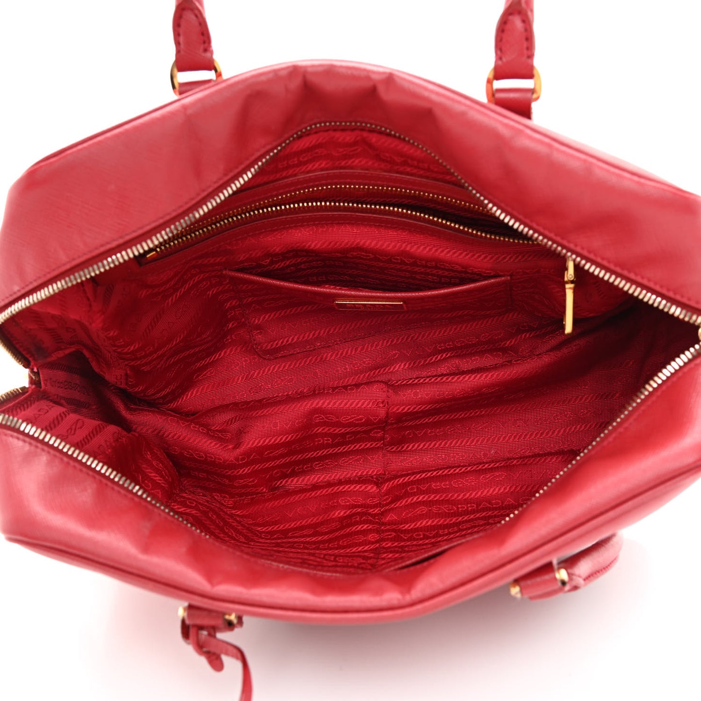 Saffiano Lux Bowler Fuoco