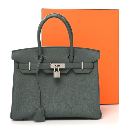 Hermes Togo Birkin 30 Vert Amande 13 of 13