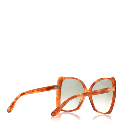Gucci Acetate Oversize Square Frame GG0471S Sunglasses Havana Green 4 of 7