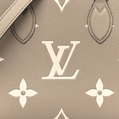 Louis Vuitton Empreinte Monogram Giant Onthego PM Tourterelle Creme 7 of 9