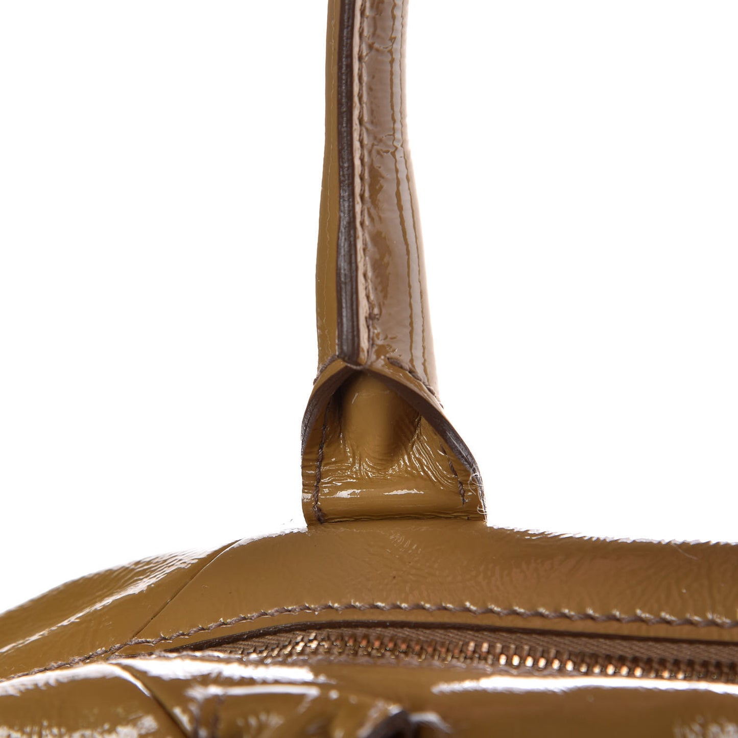 Patent Medium Easy Y Bag Camel