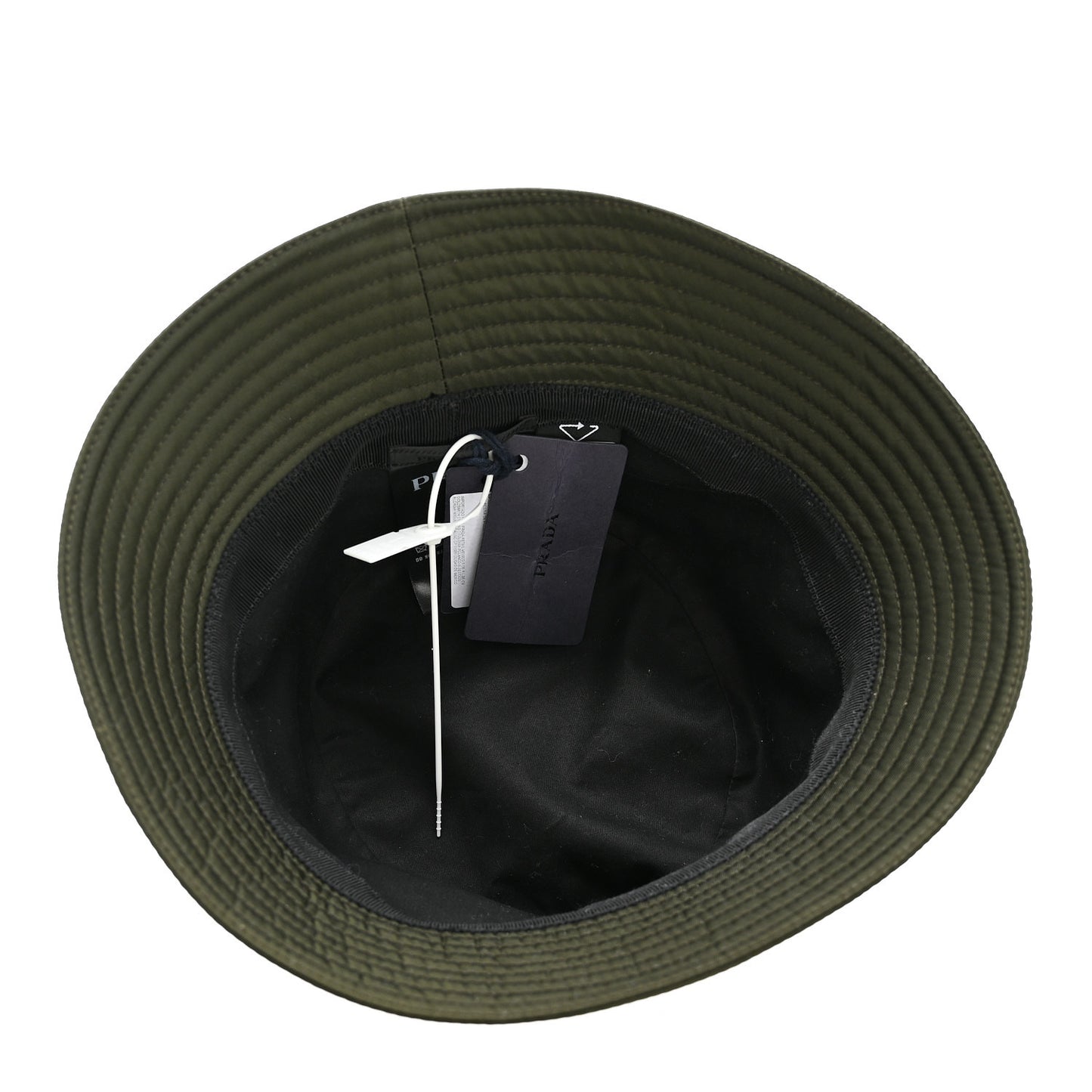 Re-Nylon Metal Triangle Logo Mens Bucket Hat S Tundra