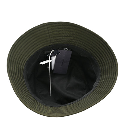 Prada Re-Nylon Metal Triangle Logo Mens Bucket Hat S Tundra 7 of 8