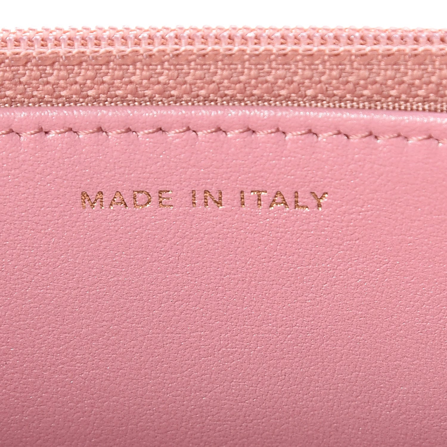 Chanel Iridescent Caviar Quilted Wallet on Chain WOC Rose Pink 7 of 11