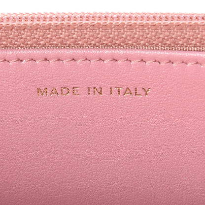 Chanel Iridescent Caviar Quilted Wallet on Chain WOC Rose Pink 7 of 11