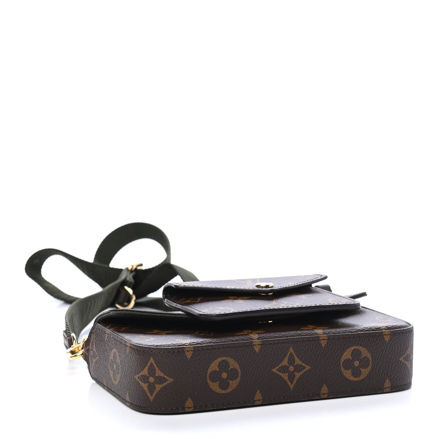 Monogram Felicie Strap & Go Kaki