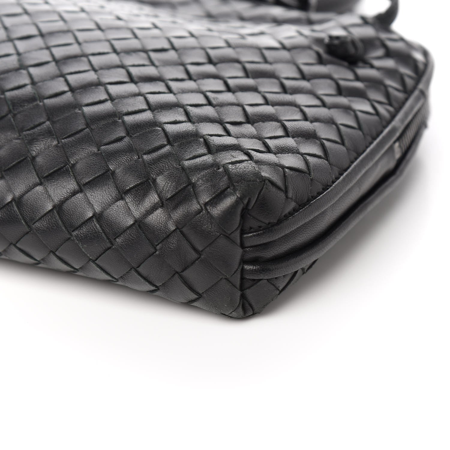 Bottega Veneta Nappa Intrecciato Nodini Crossbody Black 8 of 10
