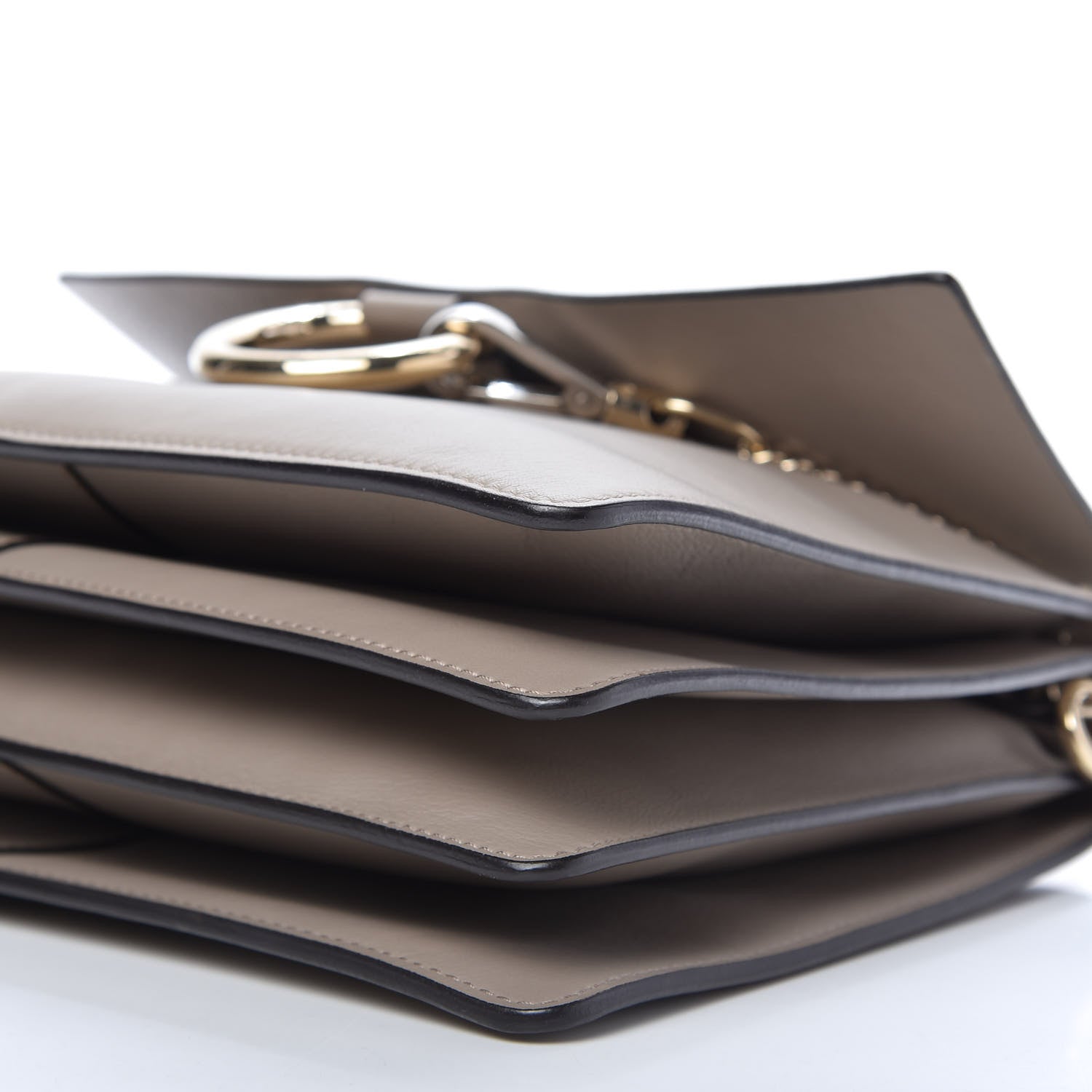 Chloe Calfskin Medium Faye Shoulder Bag Motty Grey 7 of 11