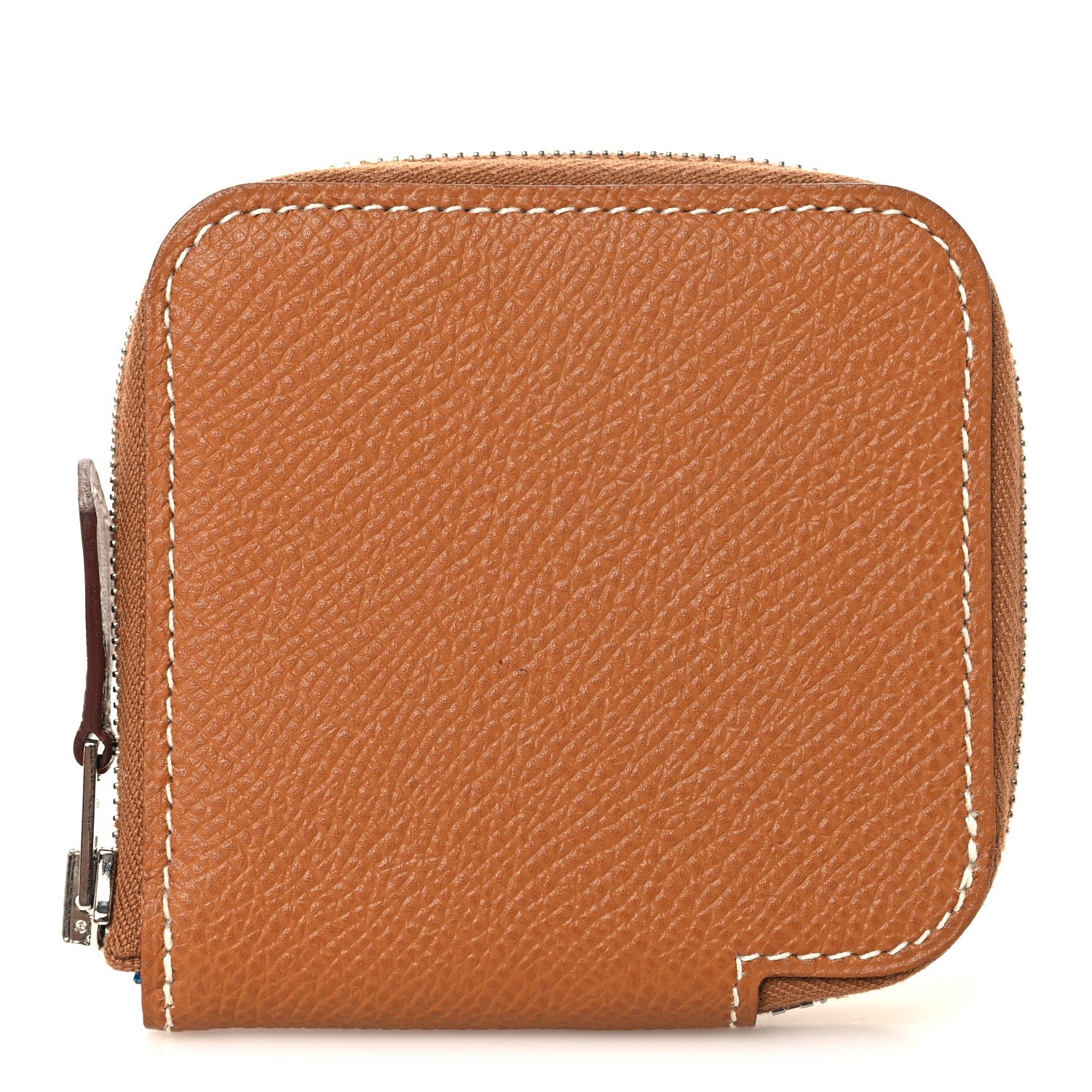 Hermes Epsom Silk'in Coin Purse Gold 1 of 8