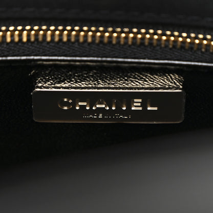 Chanel Shiny Lambskin Quilted 31 Shopping Bag Black 6 of 11