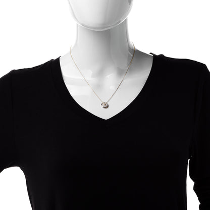 Cartier 18K Yellow Gold Diamond Mother of Pearl XS Amulette de Cartier Pendant Necklace 2 of 8