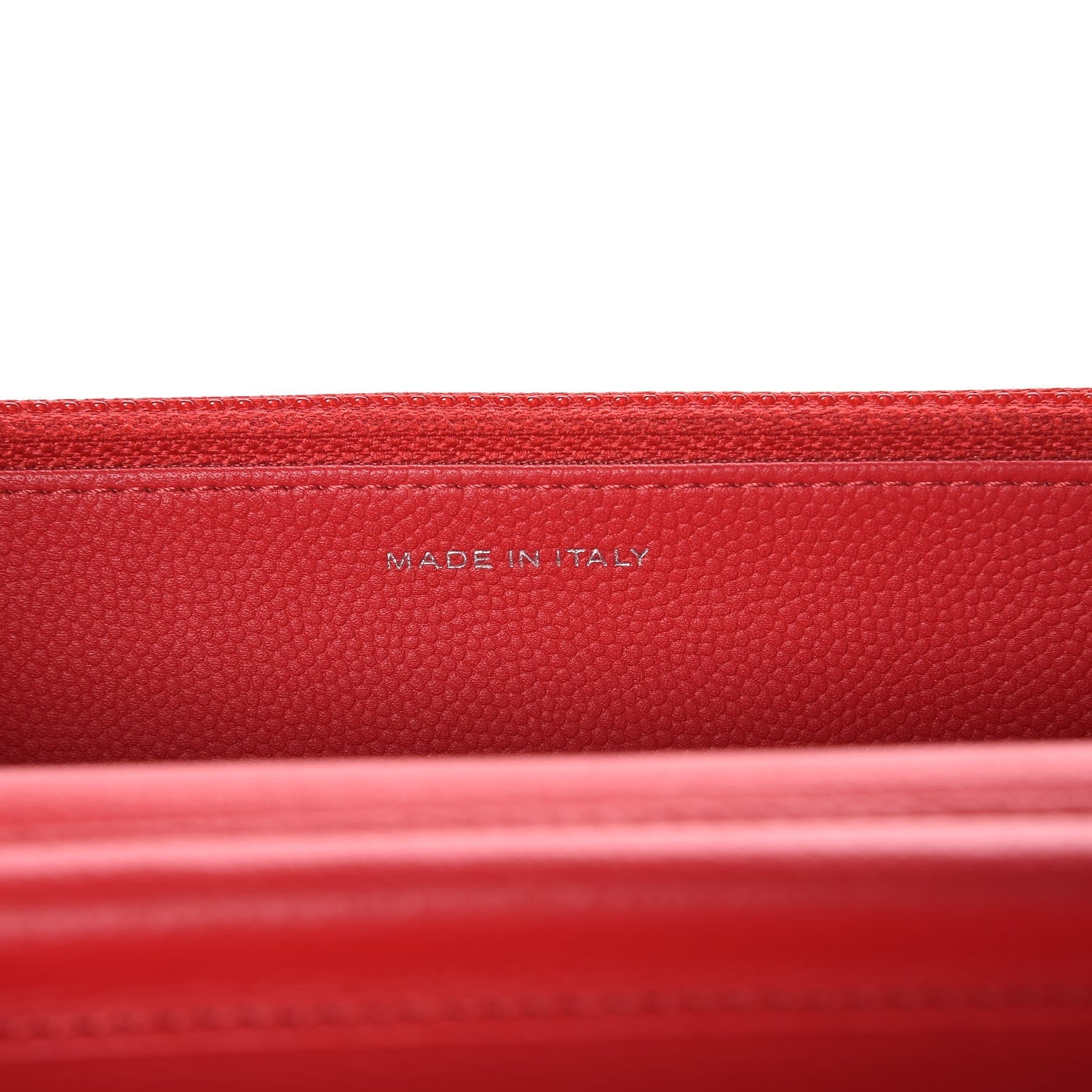 Chanel Caviar Camellia Embossed Wallet On Chain WOC Red 7 of 8