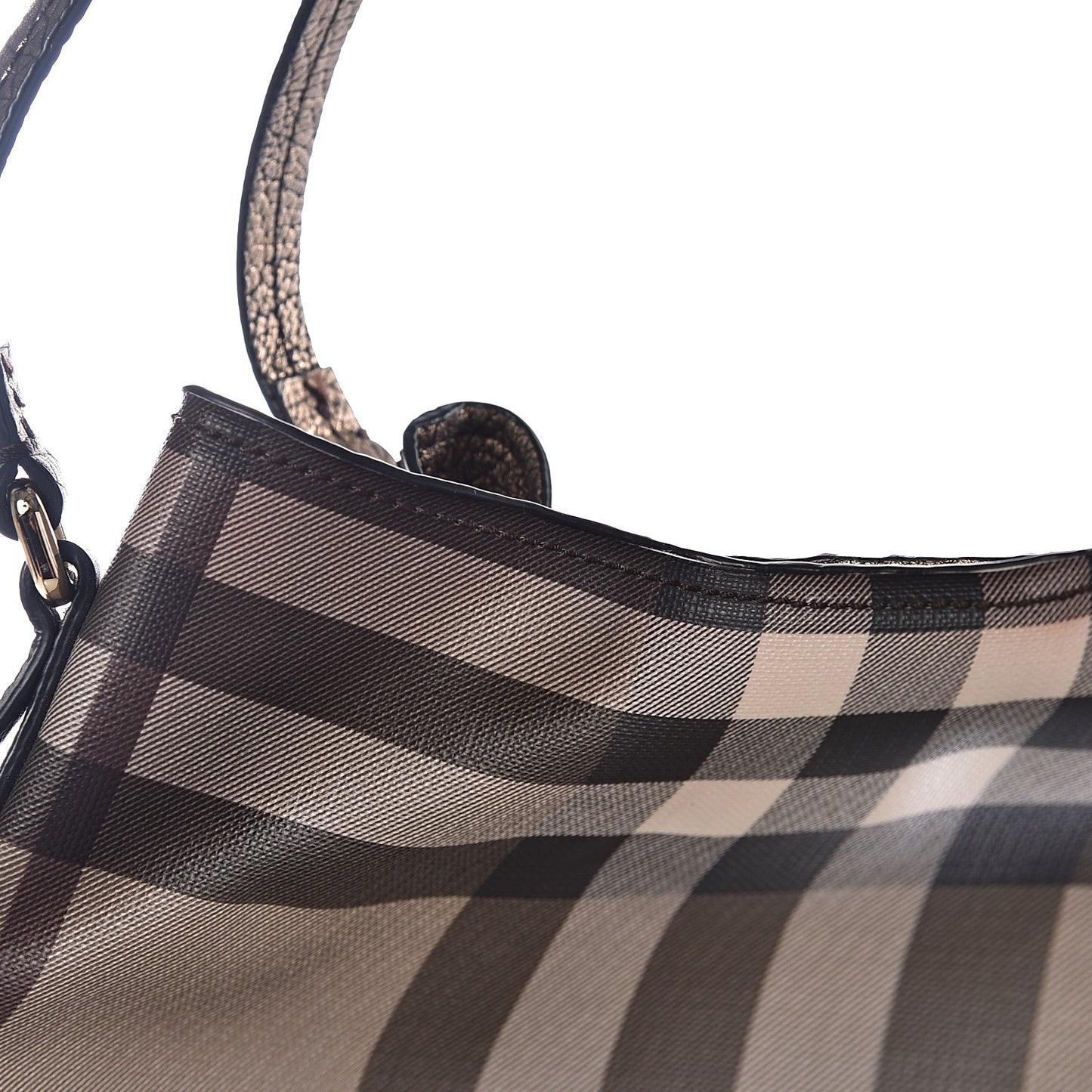 Smoked Check Small Canterbury Tote Anthracite