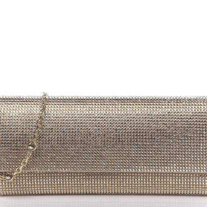 Judith Leiber Swarovski Crystal Minaudiere Clutch Gold 12 of 12