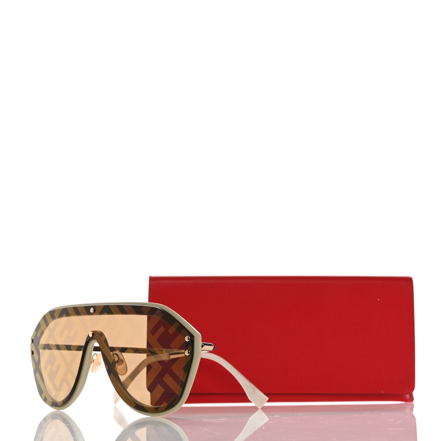Fendi FF Fabulous Shield Sunglasses FF M0039/G/S Black 8 of 8