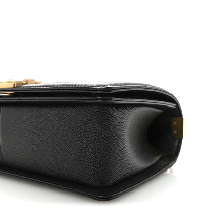 Chanel Caviar Quilted Medium Boy Flap Black 10 of 10