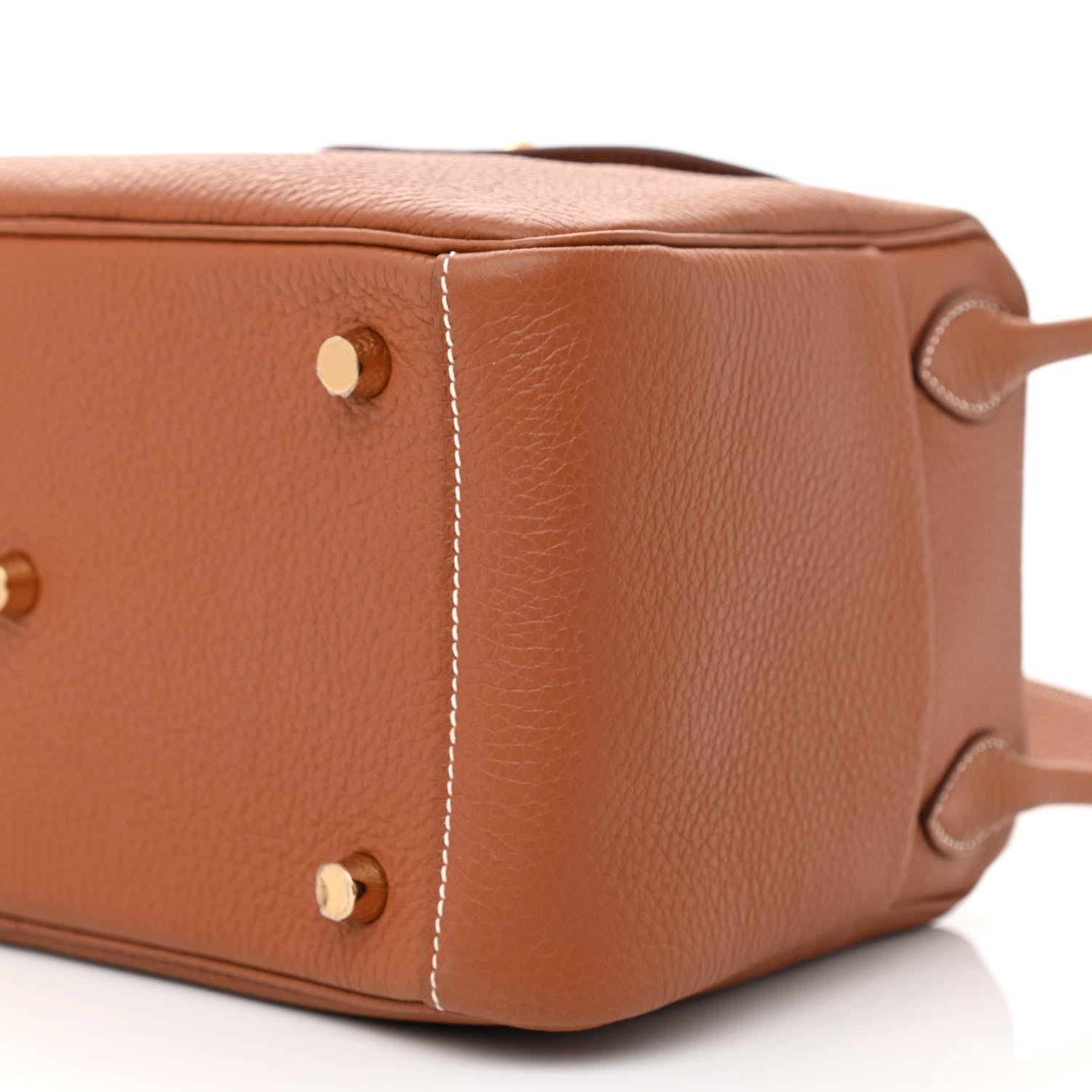 Hermes Taurillon Clemence Lindy 26 Gold 10 of 10