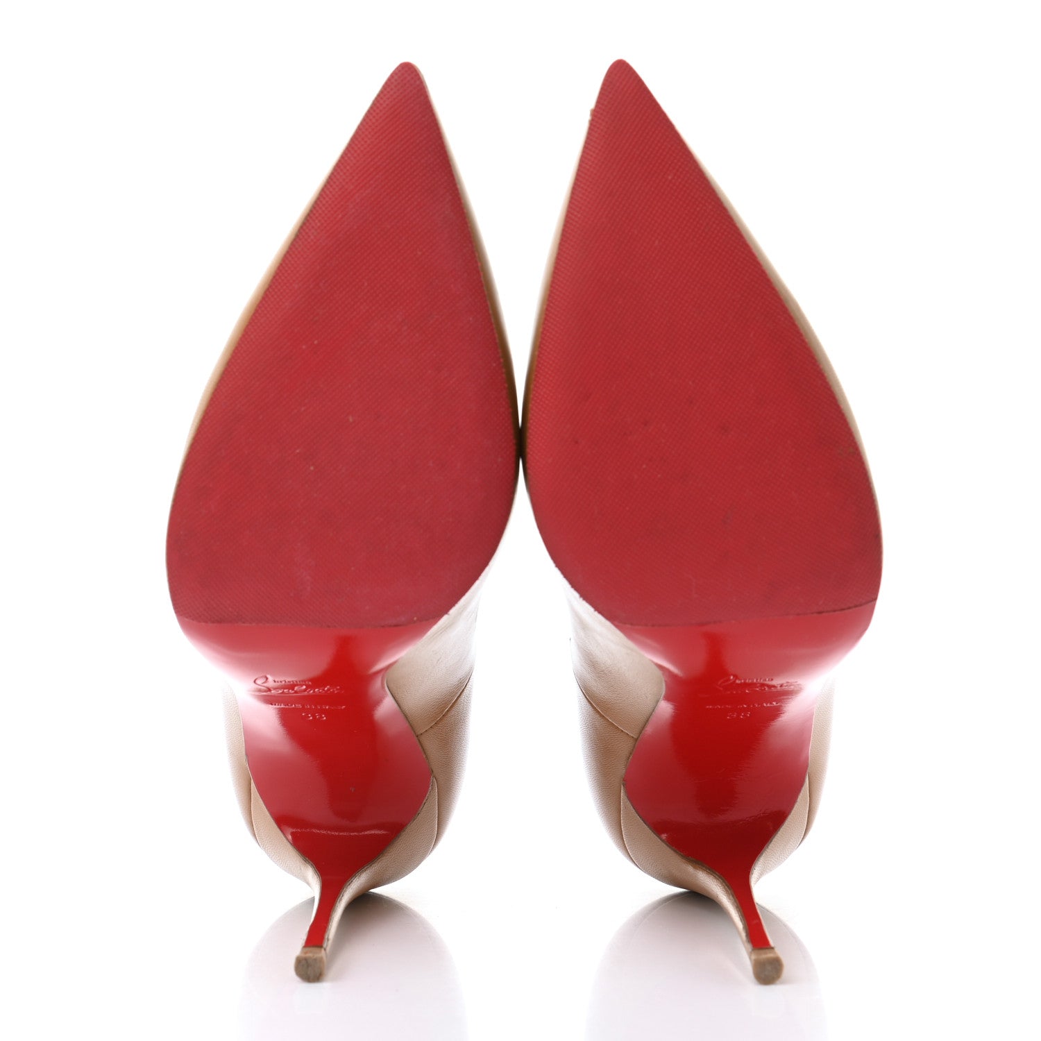 Christian Louboutin Kid So Kate 120 Pumps 38 Nude 5 of 9
