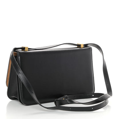 Bottega Veneta Calfskin Stamped Classic BV Bag Black 3 of 9