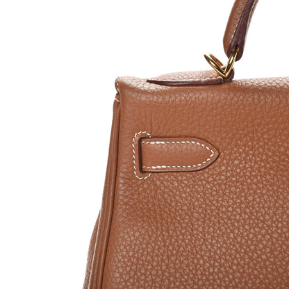 Hermes Togo Kelly Retourne 32 Gold 33 of 37