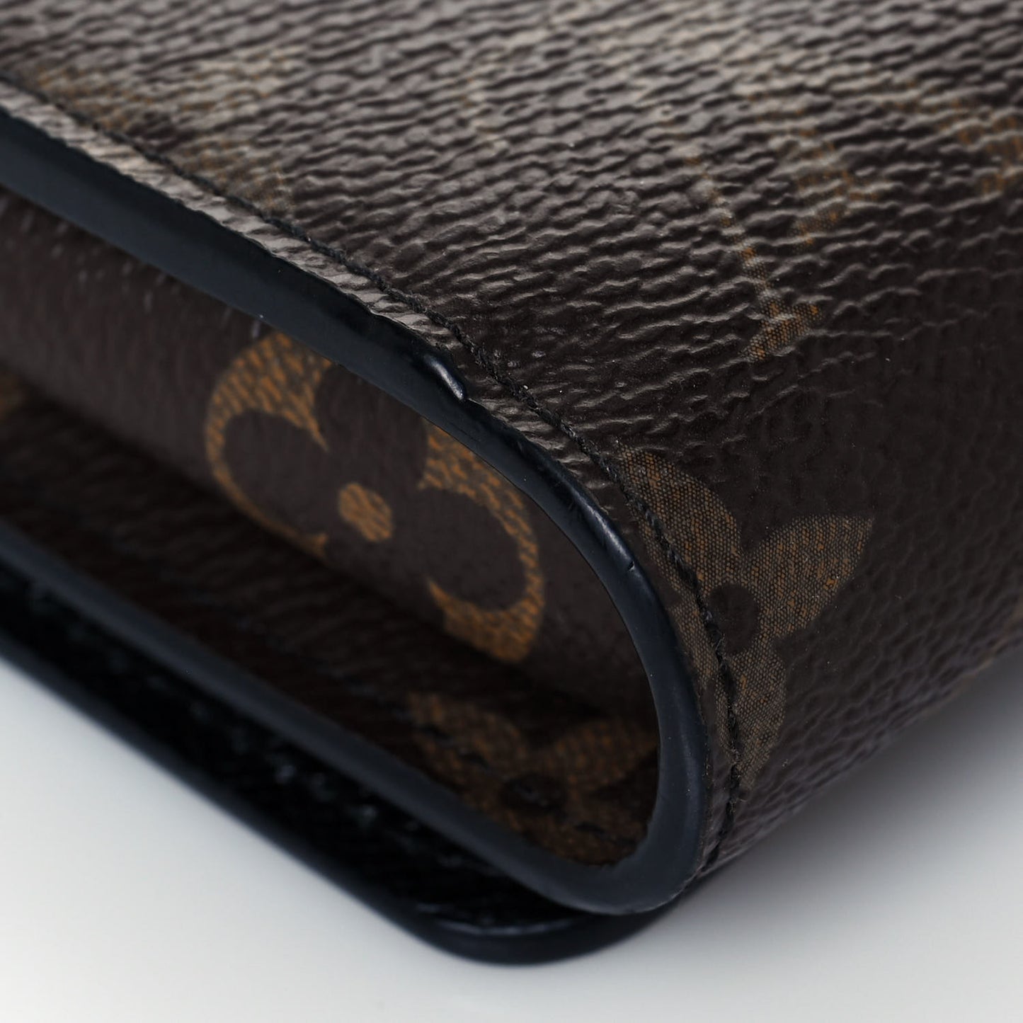 Monogram Stripe Twist Chain Wallet