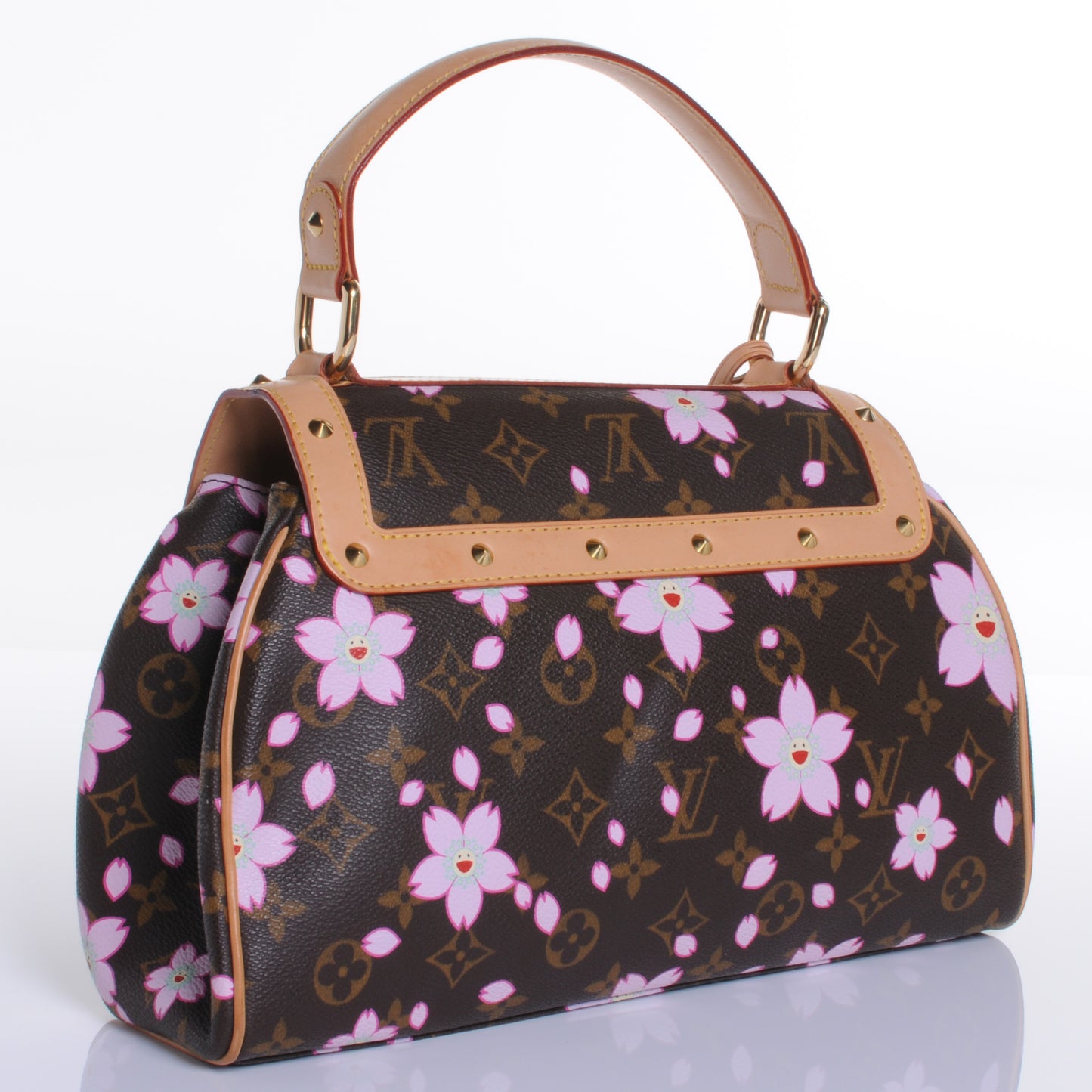 Monogram Cherry Blossom Sac Retro Bag Brown