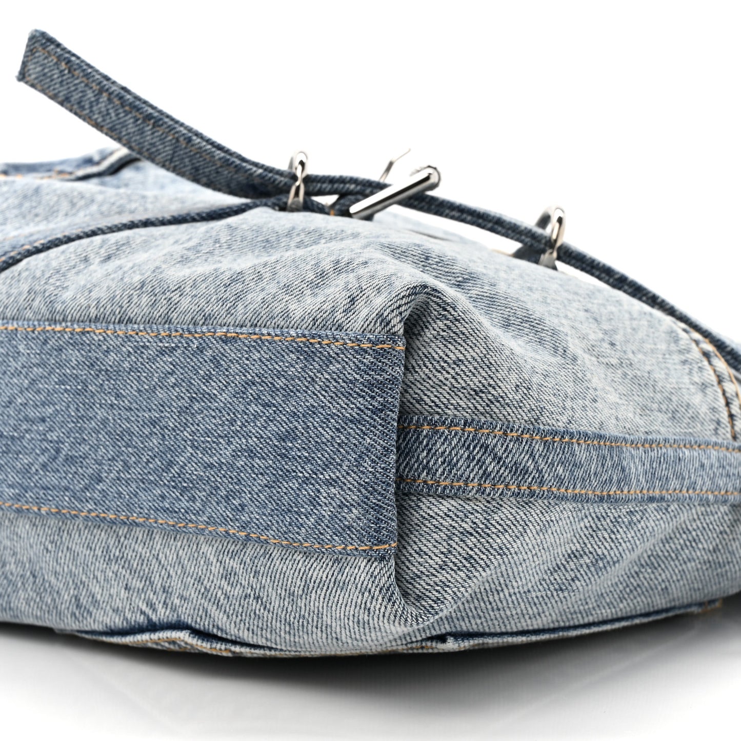 Boyfriend Denim Medium Voyou Bag Medium Blue