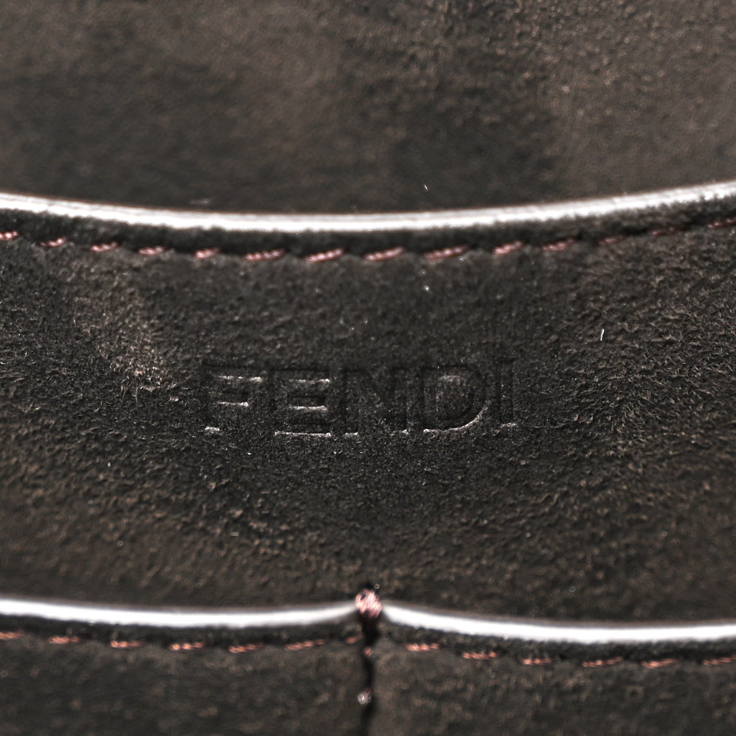 Fendi Fabric Jacquard Vitello Grace FF 1974 Medium Fendi Origami Tobacco Moro Ebano 6 of 12
