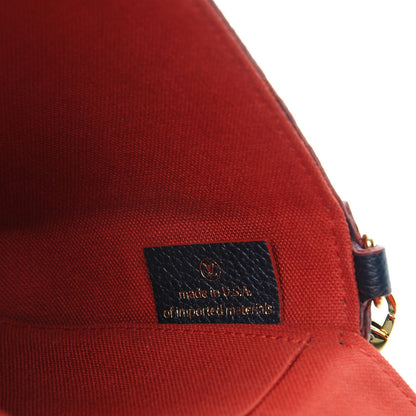 Louis Vuitton Empreinte Pochette Felicie Chain Wallet Marine Rouge 7 of 8
