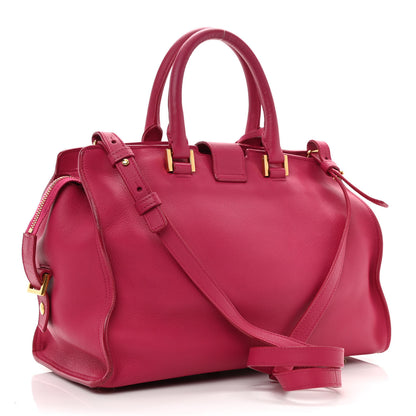 Saint Laurent Calfskin Small Classic Y Cabas Fuchsia 3 of 10